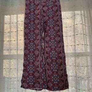 Pink Rose flared pants